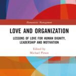 Book cover: Love and Organization, colorful abstract design.