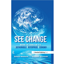 Book cover with Earth and blue background.