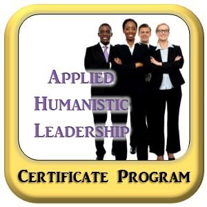Applied Humanistic Leadership Certificate Program logo.