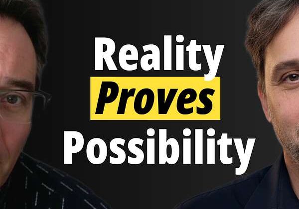 Two men with text 'Reality Proves Possibility' between them.